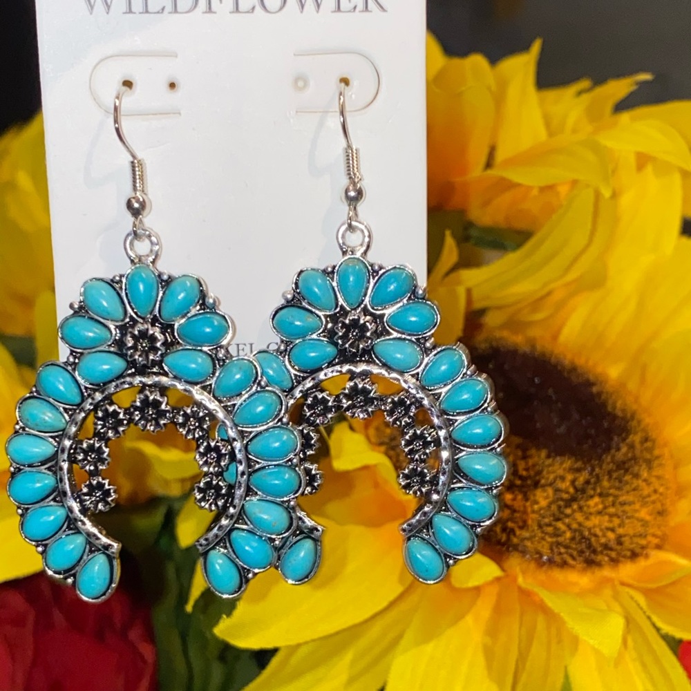 Silver & turquoise earrings